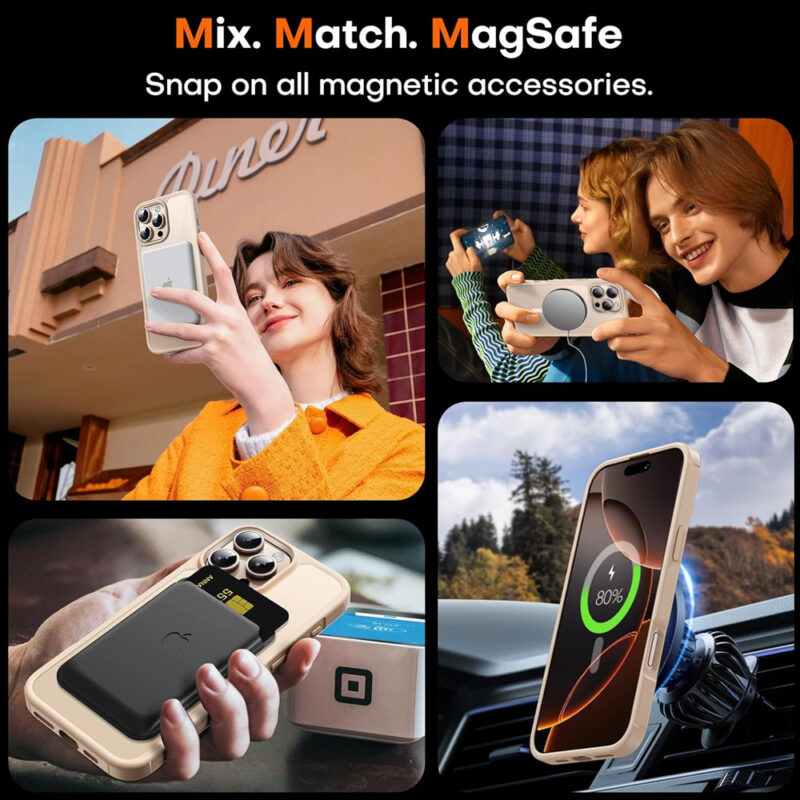 Tauri Capa iPhone 16 Pro Max 6.9 MagSafe Proteção Desert