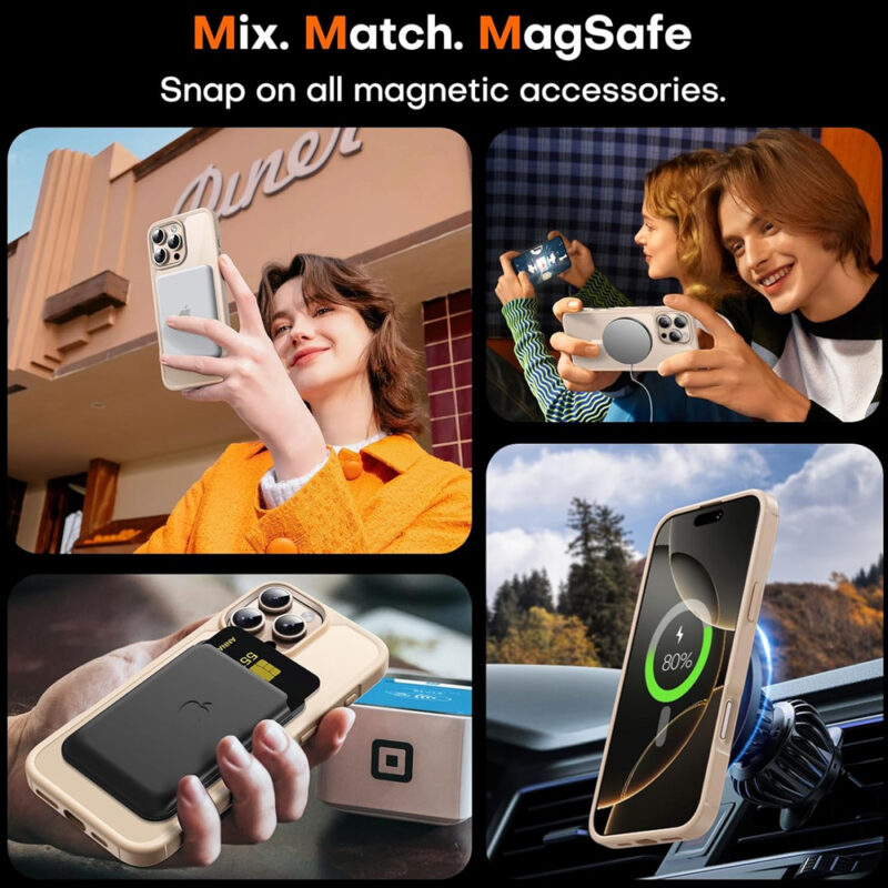 Capa Magnética TAURI iPhone 16 Pro 6.3, Proteção MagSafe