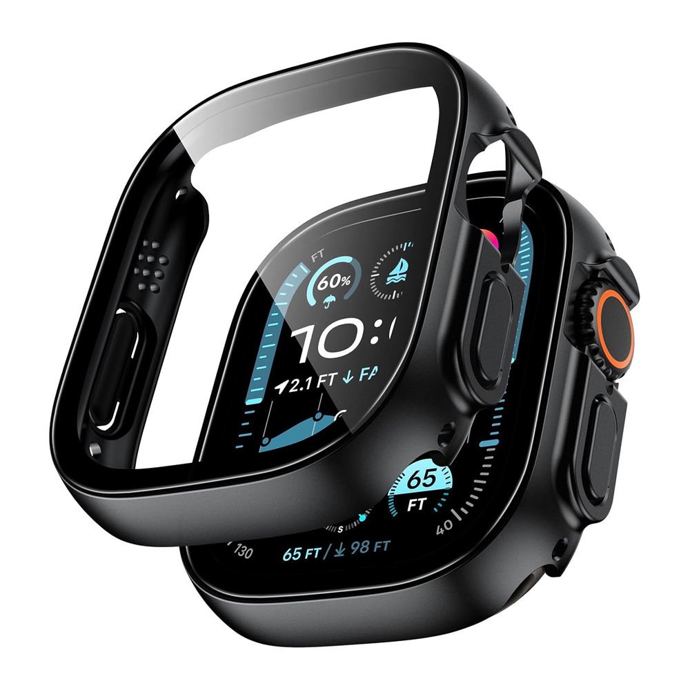 Capa Rígida Tauri p/Apple Watch Ultra 2/1 49mm Vidro 9H