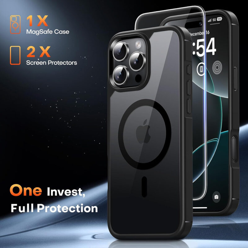Capa Tauri iPhone 16 Pro 6.3” - Magnética, Proteção 360°