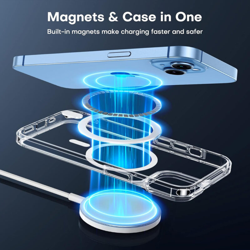 Capa Magnética Tauri iPhone 14 Plus 6.7 Anti‑Impacto 360