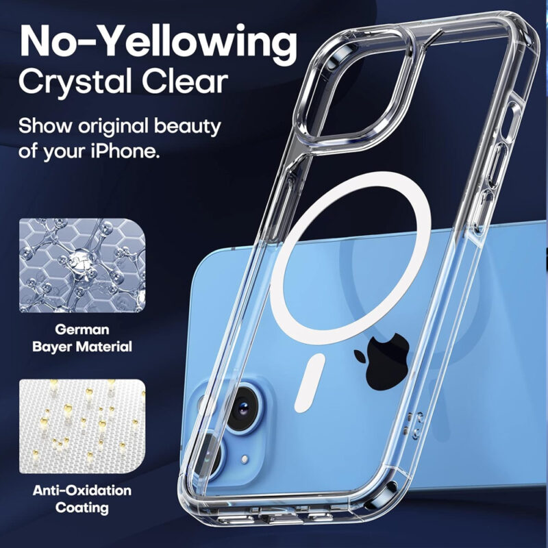 Capa Magnética Tauri iPhone 14 Plus 6.7 Anti‑Impacto 360