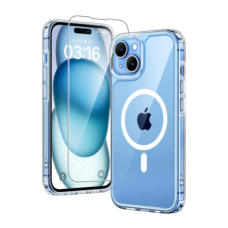 Capa pra iPhone 15 Plus 6.7 Tauri Magnética Proteção 360