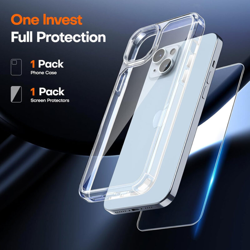 Capa pra iPhone 15 Plus 6.7 Tauri Magnética Proteção 360