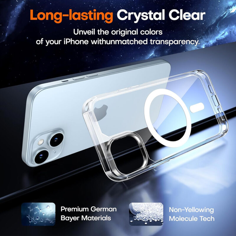 Capa pra iPhone 15 Plus 6.7 Tauri Magnética Proteção 360