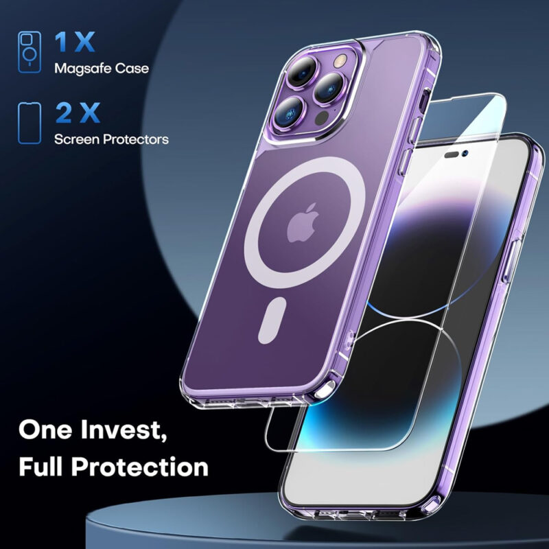 Capa Tauri iPhone 14 Pro 6.1 2022 Magnética Proteção 360
