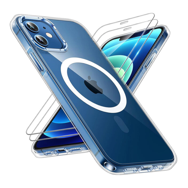 Capa TAURI iPhone 12/12 Pro Magnética, Proteção Completa