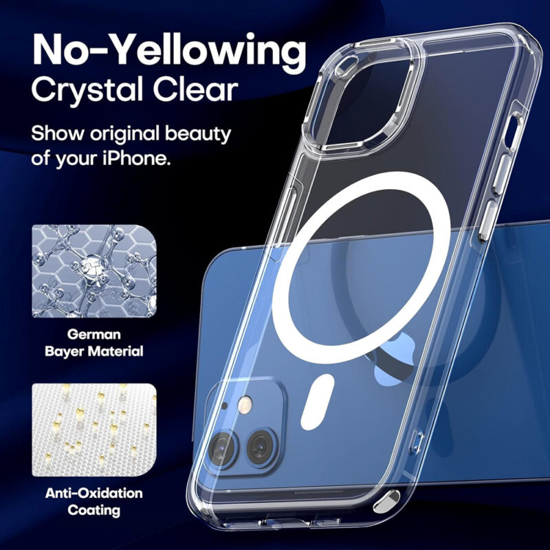 Capa TAURI iPhone 12/12 Pro Magnética, Proteção Completa