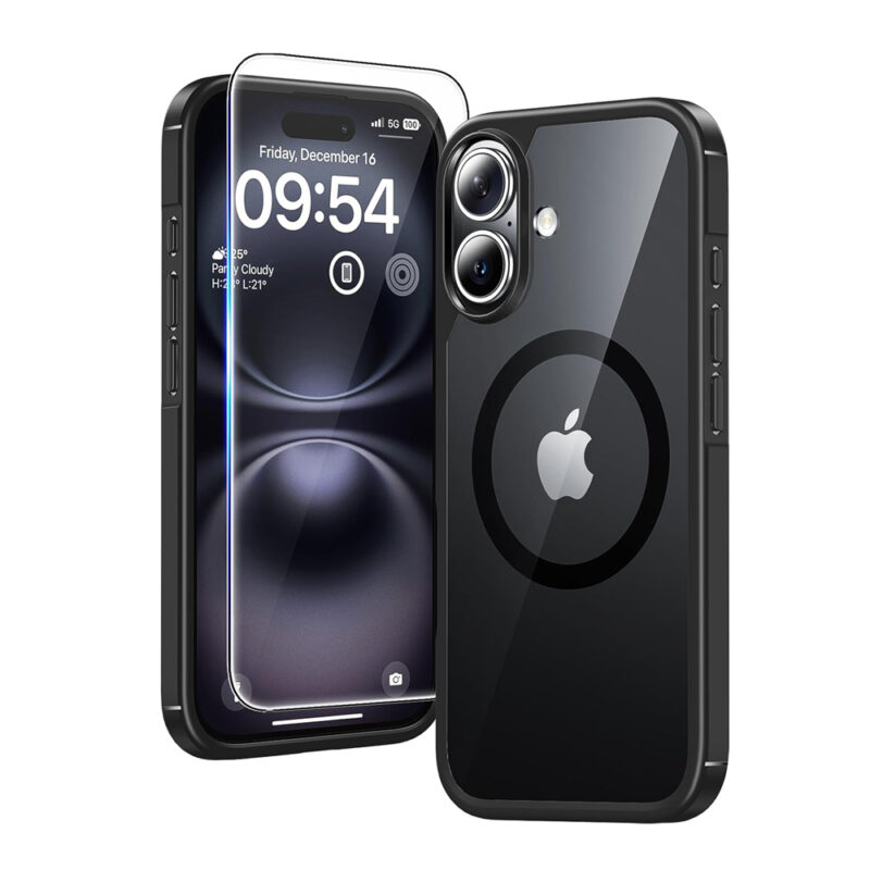 Capa Magnética iPhone 16 6.1" Proteção Militar + 38 Ímãs