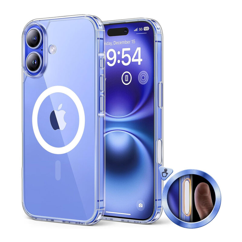Capa Magnética iPhone 16 Plus 6.7" Botão Câmera Proteção