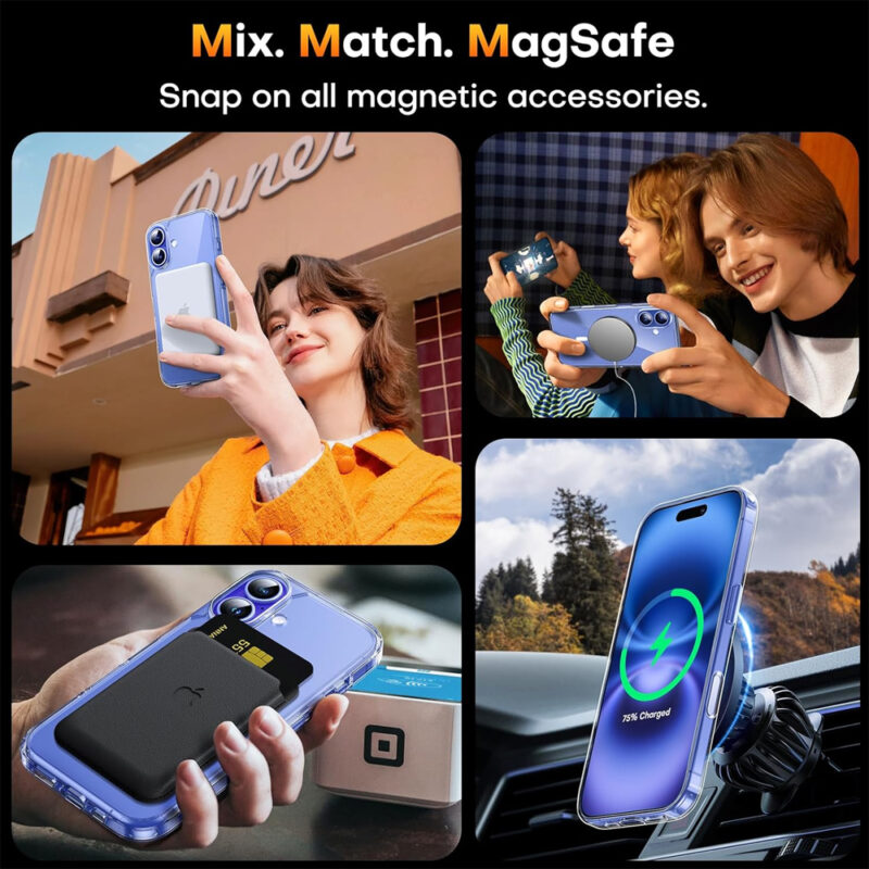 Capa Magnética iPhone 16 Plus 6.7" Botão Câmera Proteção