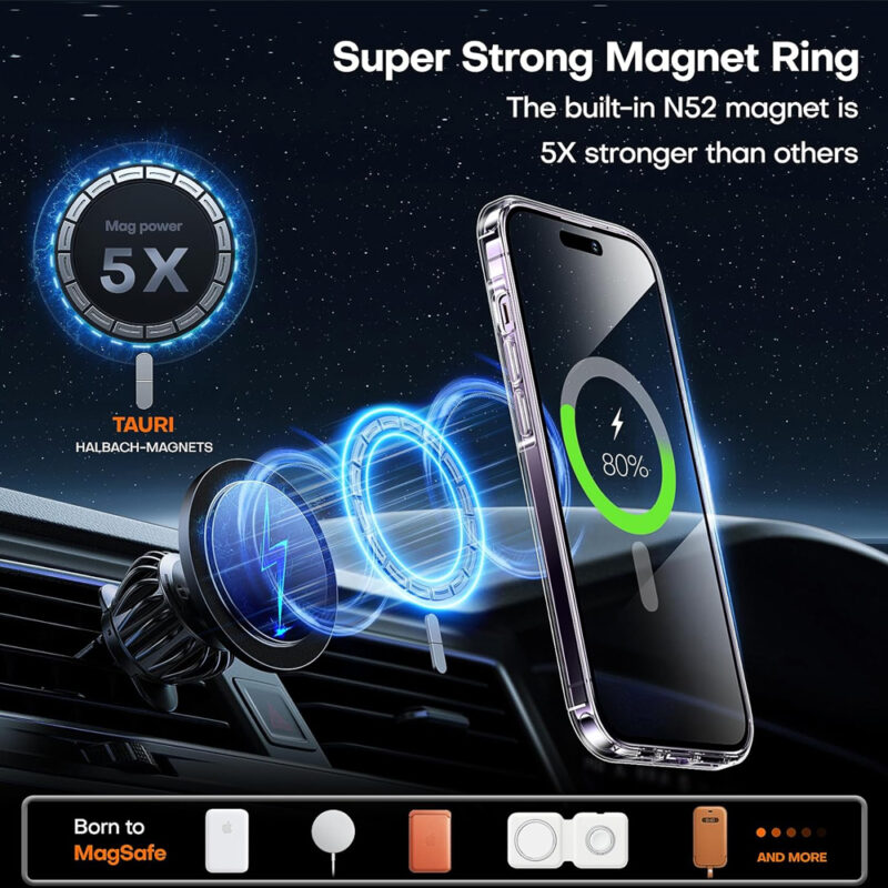 Capa Tauri iPhone 12 Pro Max 6.7 MagSafe, Película Vidro