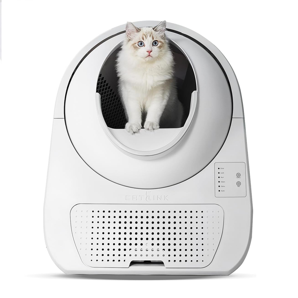 Caixa de Areia CatLink para Gatos (Sem WiFi) Branca