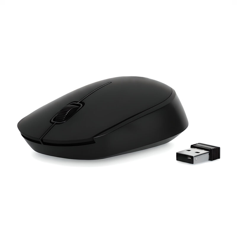 Mouse Sem Fio Mpower 2.4GHz USB Preto Ergonômico