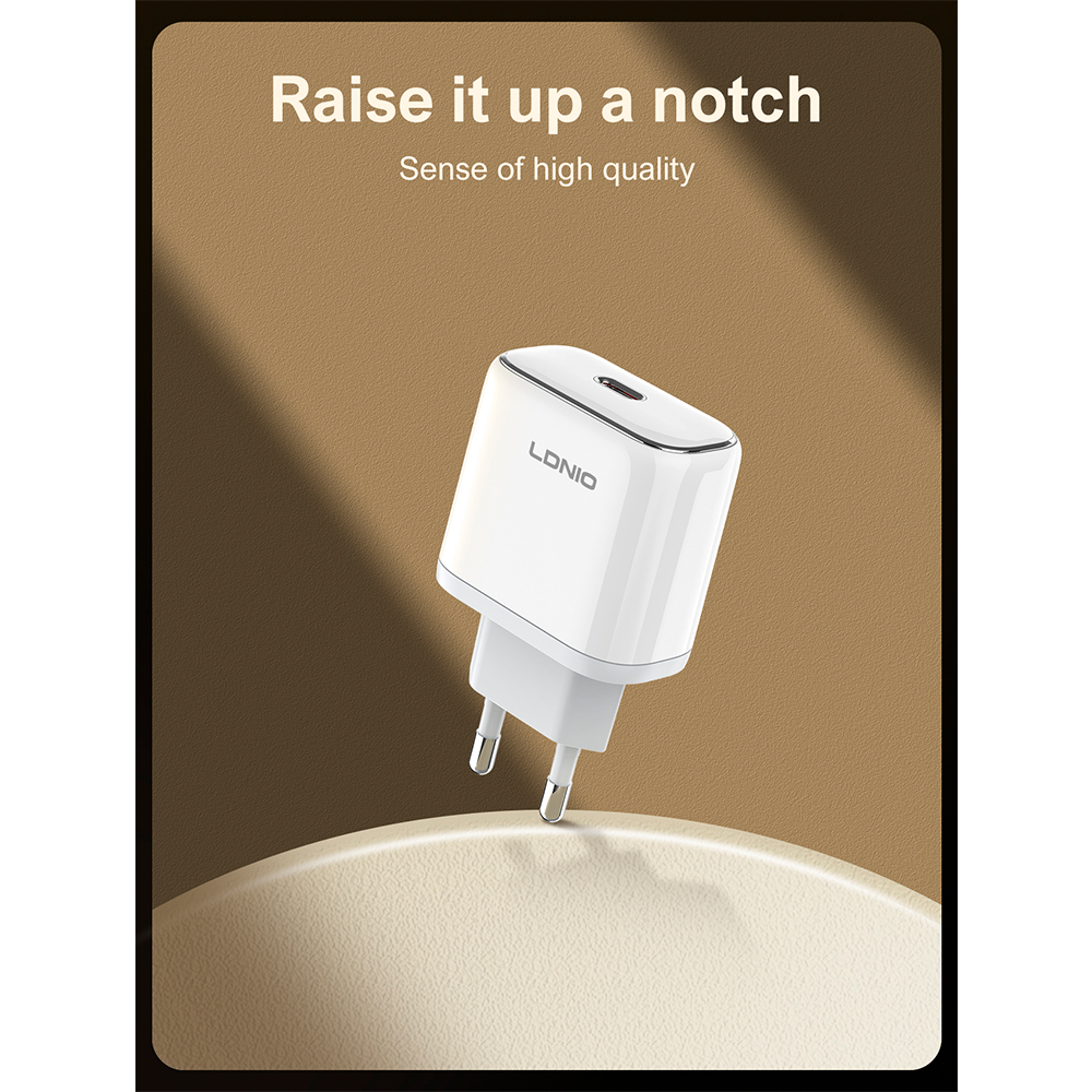 Carregador Usb-C Ldnio Q1415 PD45W Laptop Celular Turbo