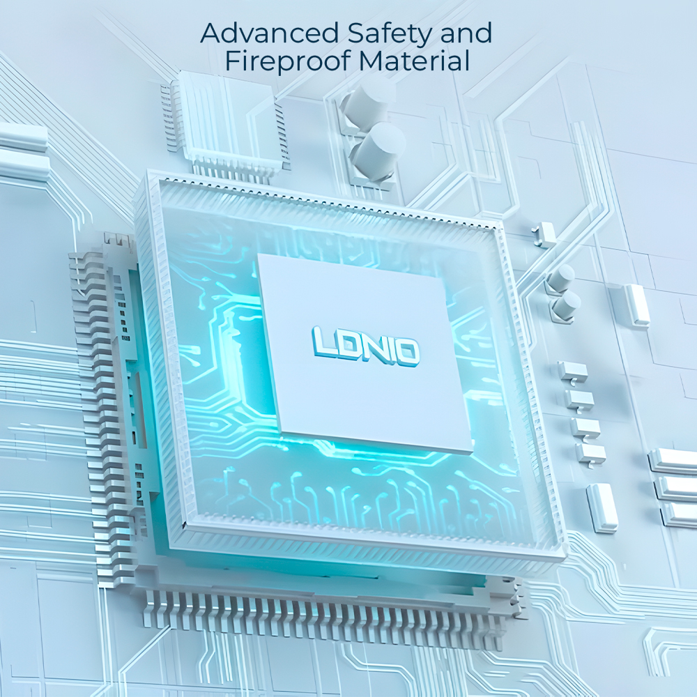 Carregador LDNIO Usb A/C 20W PD QC3.0 Cabo USB-C Branco