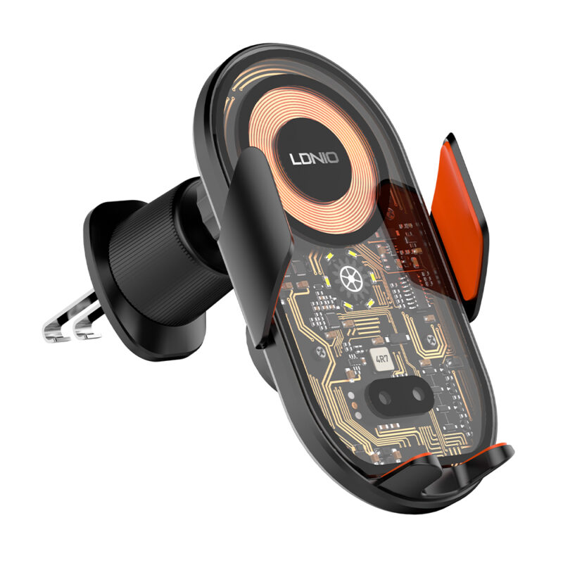 Suporte LDNIO MA30 Magnético Carro Carga 15W Sensor 360°