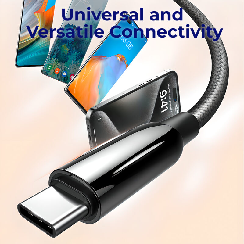 Cabo Usb-C p/Usb C Ldnio 240W Pd3.1 Carga Rápido 1Metro