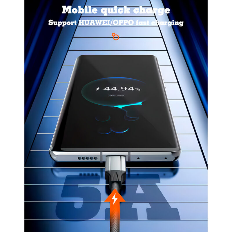 Cabo Usb C Ldnio 100W Macho Carga Rápida 2Metros Cinza