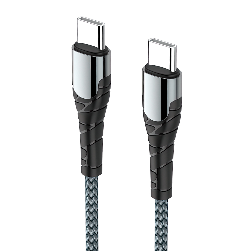 Cabo Usb-C LDNIO PD Carregamento Rápido 2 Metros Cinza