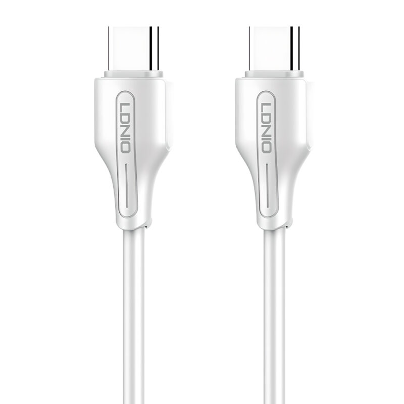 Cabo Usb C p/Usb C Macho Ldnio 65W Carga Rápida PD 2M