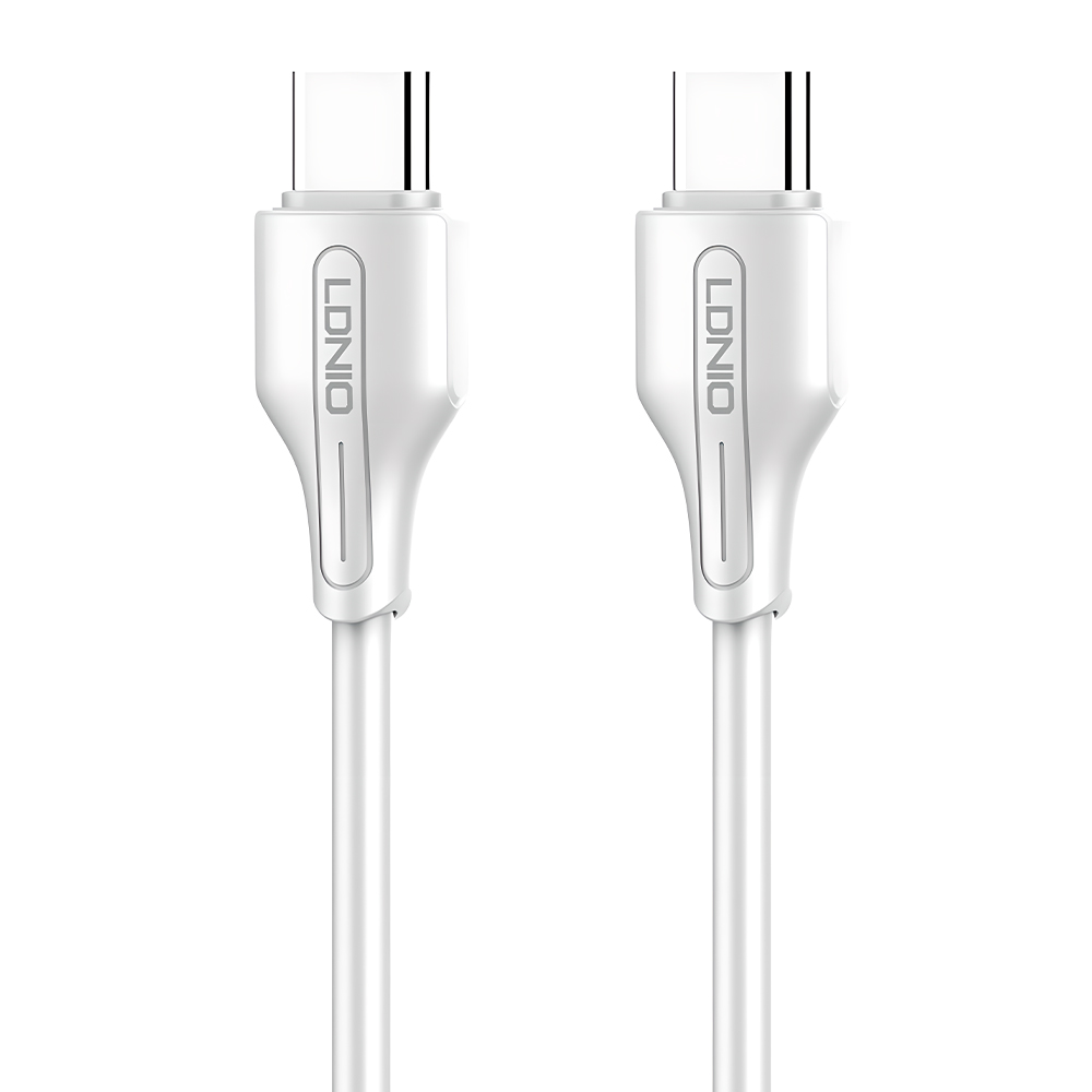 Cabo Usb C p/Usb C Macho Ldnio 65W Carga Rápida PD 2M