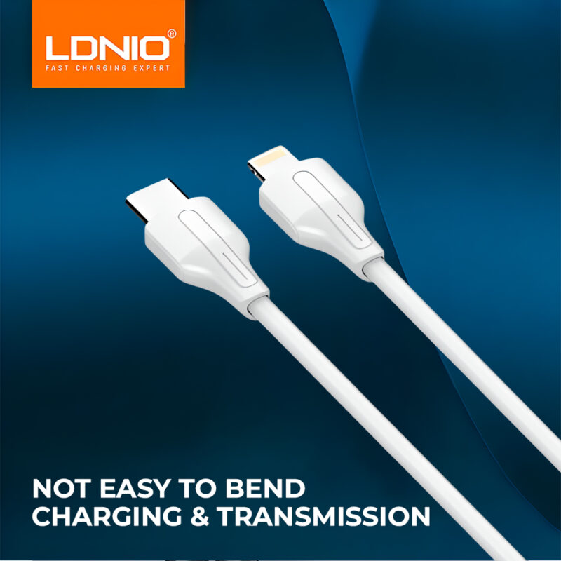 Cabo Tipo-C Lightning Ldnio PD30W Carregamento Rápido 2M