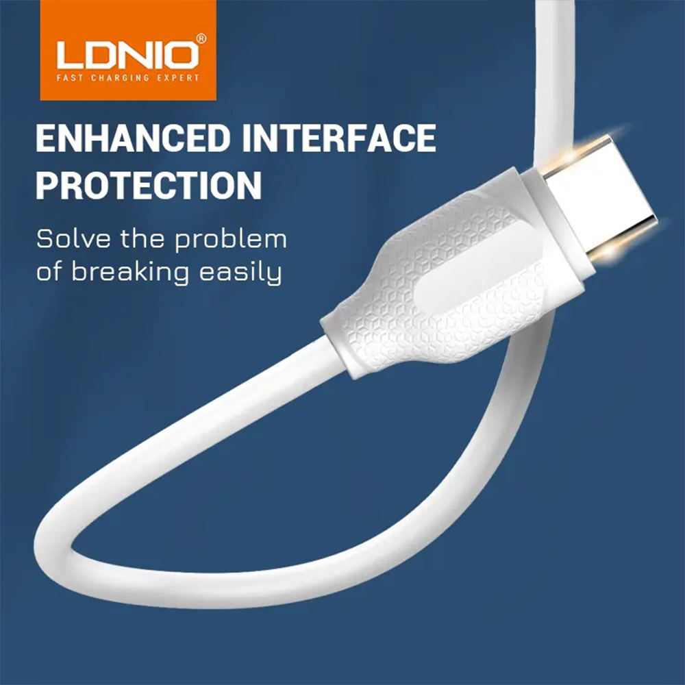 Cabo Usb A para USB-C LDNIO Carregamento Rápido Dados 2M