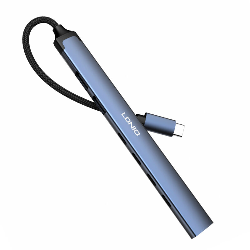 Hub Usb-C Ldnio Ds-87C 7 em 1 Portas Usb 3.0/2.0 4-Usb C