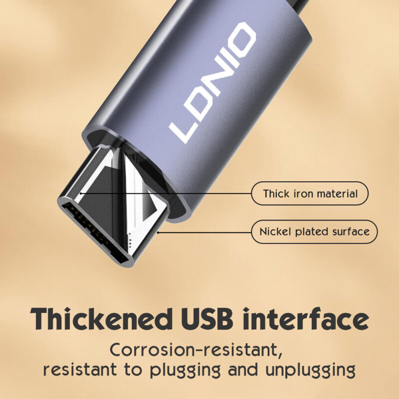 LDNIO USB-C Hub Adaptador Multiportas 4 Em 1 Tipo C