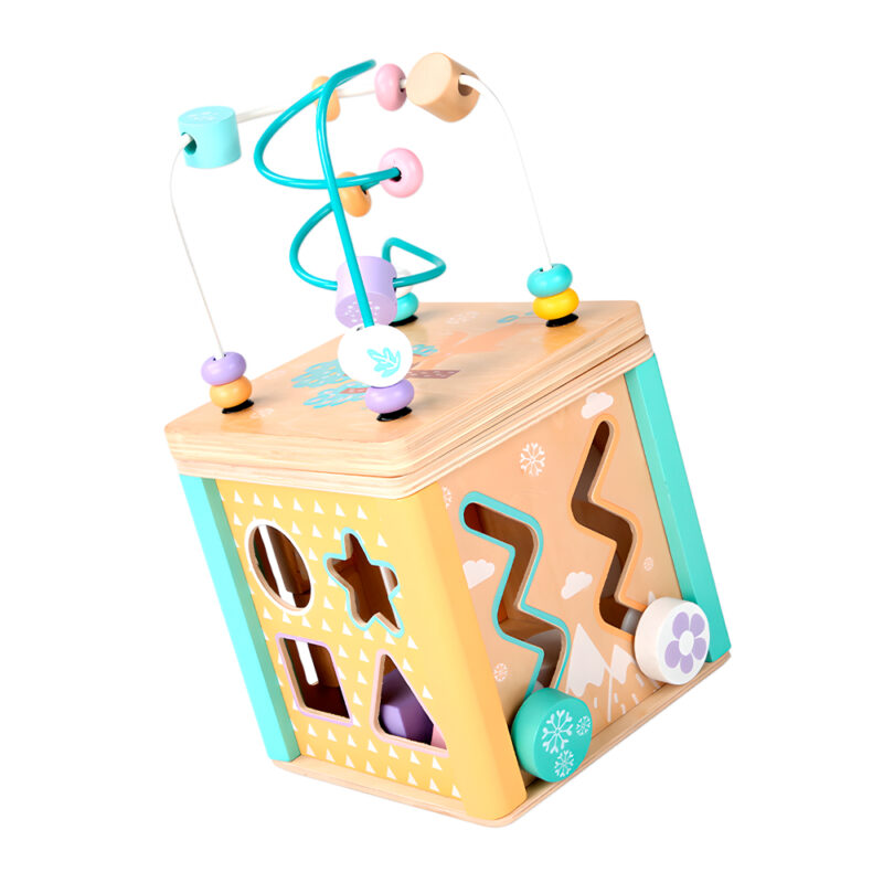 Brinquedo Madeira TL-GP105 Montessori Blocos Educativo