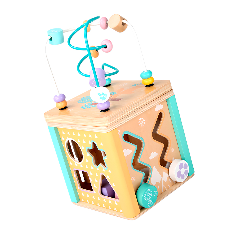 Brinquedo Madeira TL-GP105 Montessori Blocos Educativo