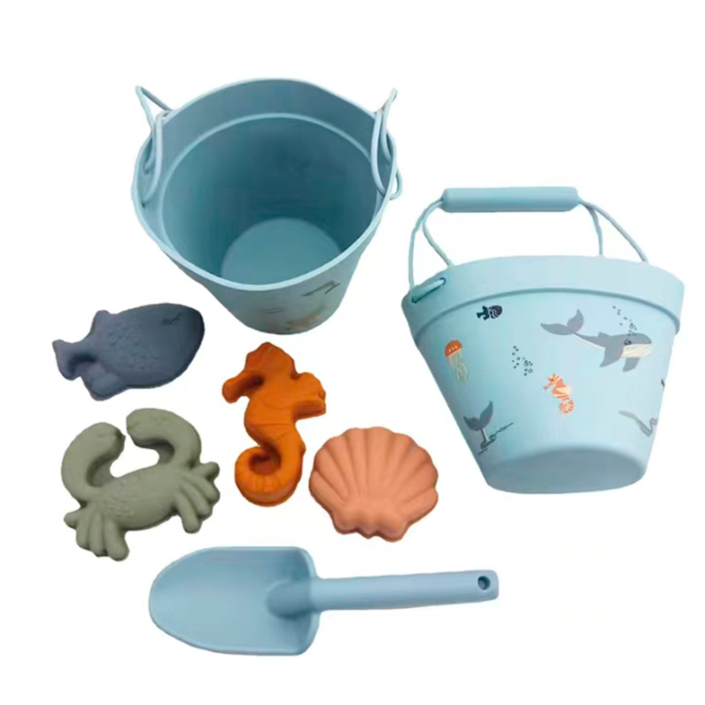 Brinquedo de Praia Infantil Life Kit Balde Pá Silicone