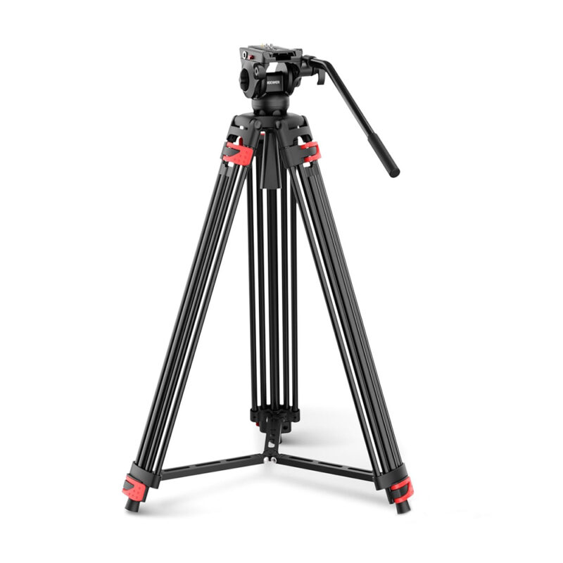 Neewer Tripé De Vídeo Cabeça Fluida Ajustável Gravações