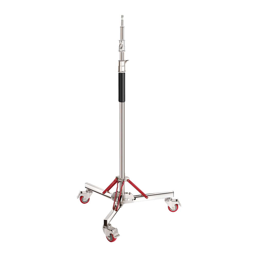 Suporte Luz Neewer Inox Rodas Tripé 305cm Profissional
