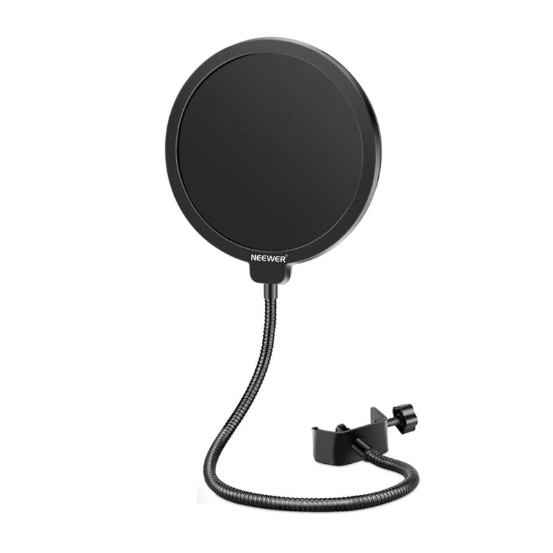 Filtro Pop Neewer Anti Puff Microfone Estúdio Gravação