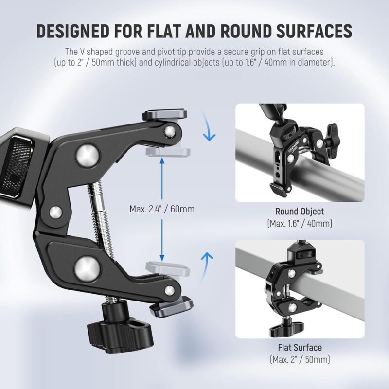 Neewer Magic Arm 1/4" Braço Articulado 22'' C Clamp Mesa