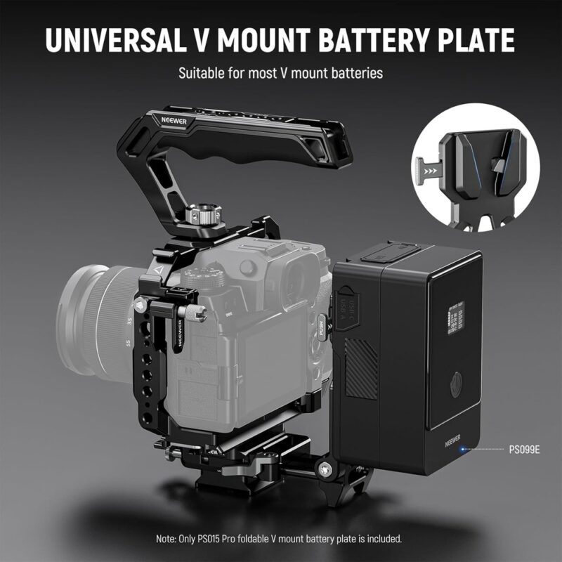 Neewer Suporte De Bateria V-Mount Dobrável Com Base Arca
