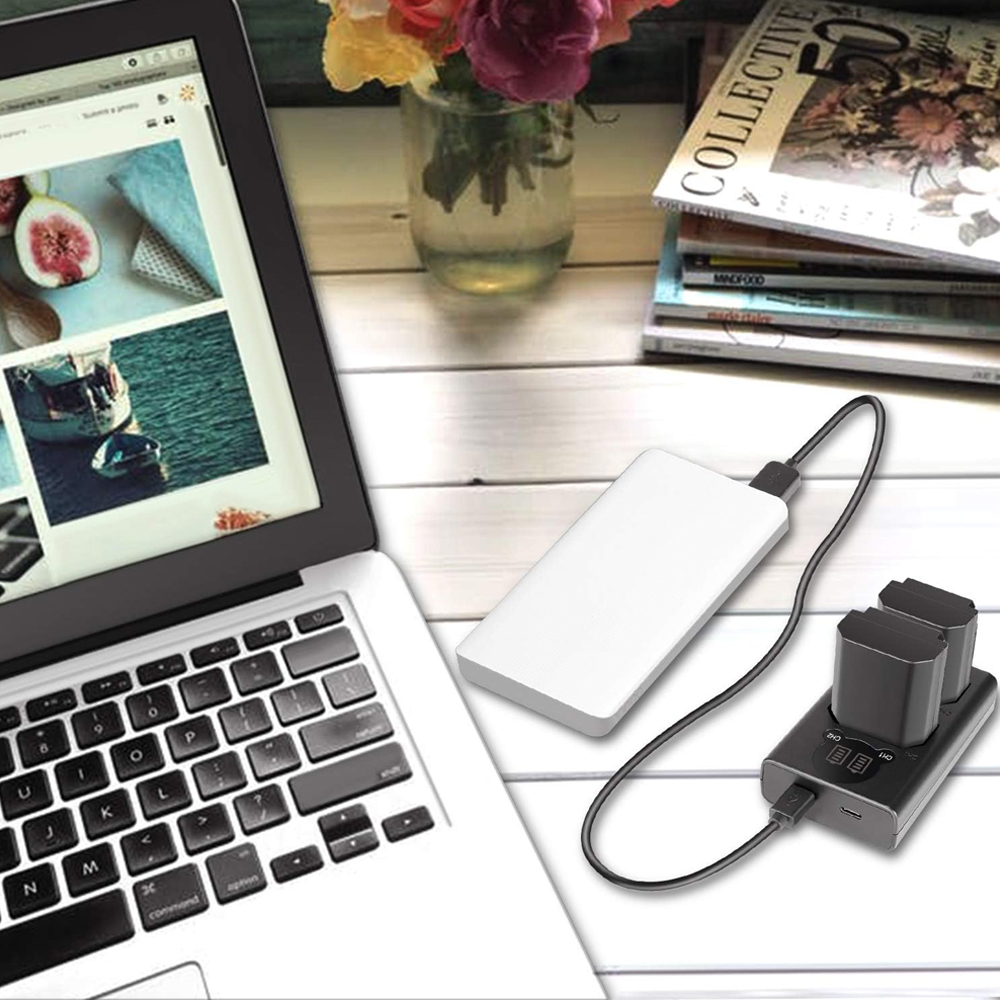 Neewer NP-FZ100 Bateria Carregador 2280mAh LCD Câmera