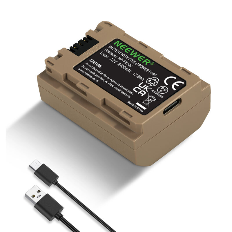 Neewer Bateria NP-FZ100 USB-C para Sony Alpha Mirrorless