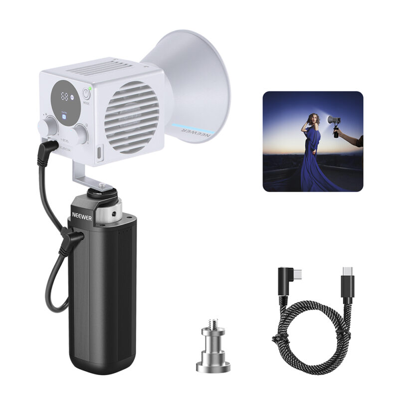 Neewer Basics Ph74e Fonte Alimentação Grip 74Wh p/Vídeo