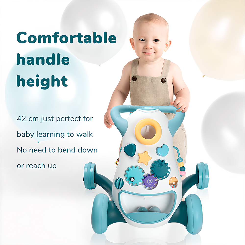 Andador K1-Pink Arolo Bebês 6 Mês Estável e Seguro, Azul