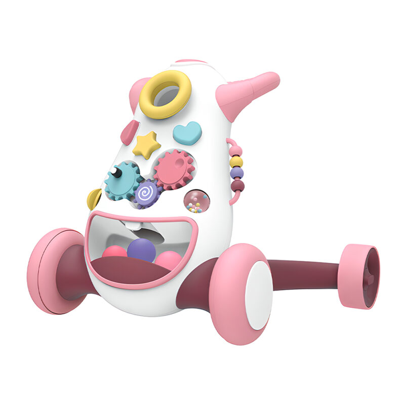 Andador K1-Pink Arolo Bebês 6 Mês Estável e Seguro, Rosa