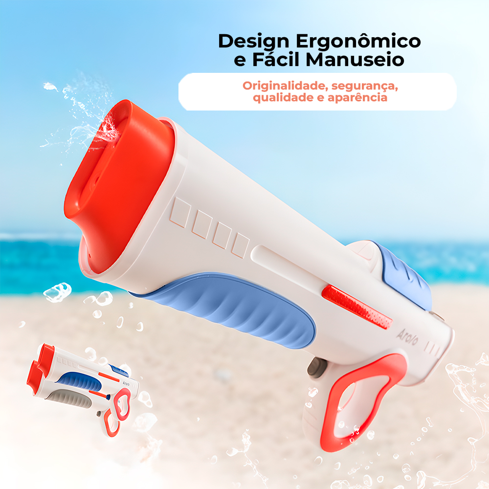 Arolo Pistola De Água Elétrica Automática M37B Azul