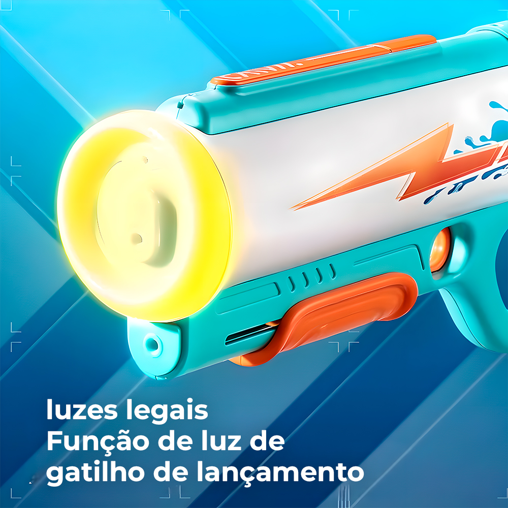 Arolo Pistola De Água Elétrica M52 Azul Recarregável