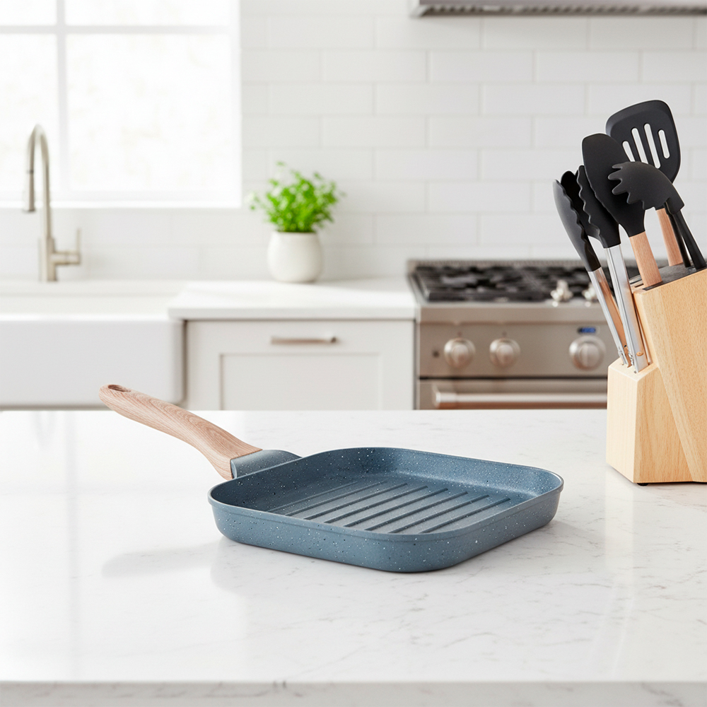 Frigideira Synmore Xy104 Antiaderente, Bacon, Panqueca