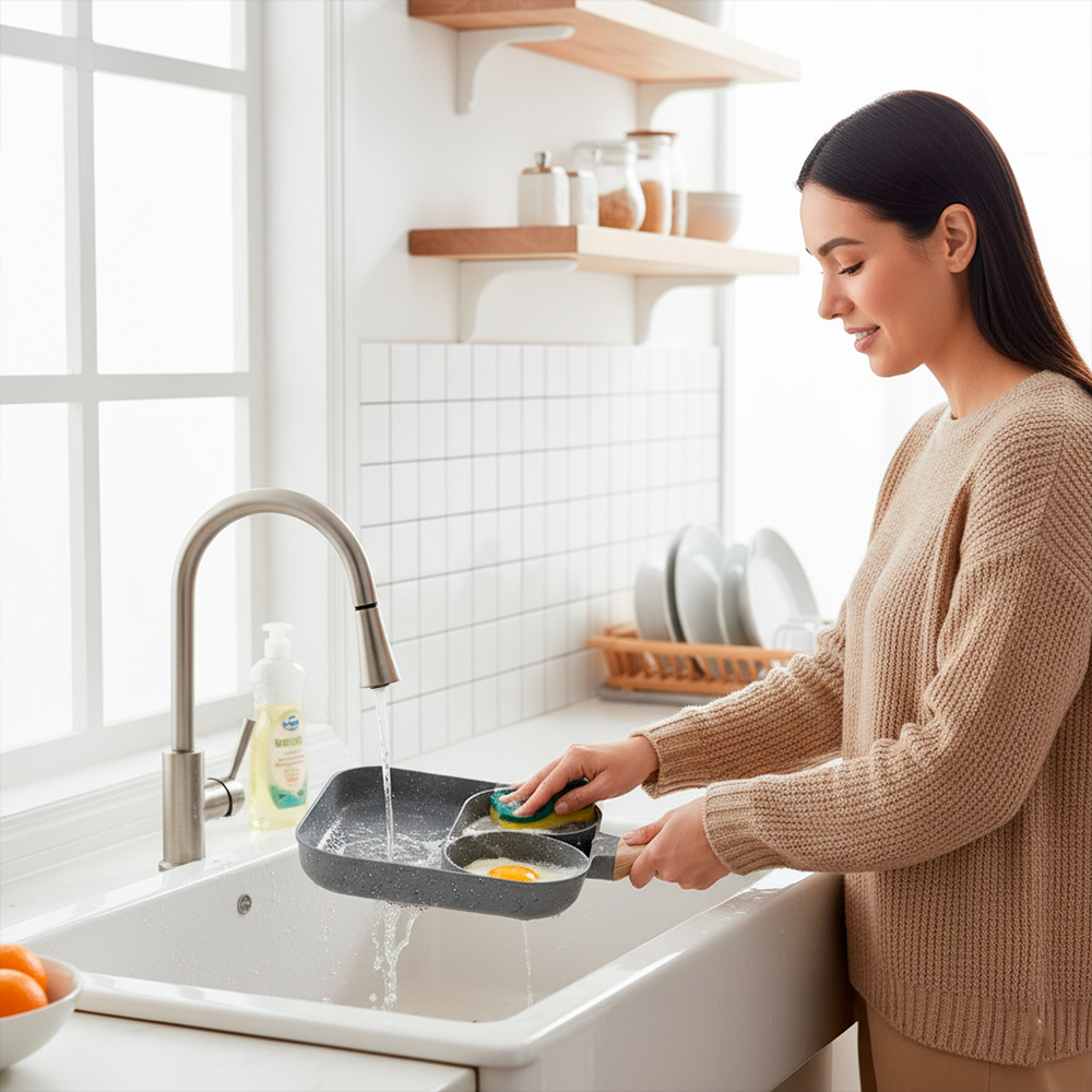 Frigideira Synmore Xy107 Antiaderente, Bacon, Panqueca