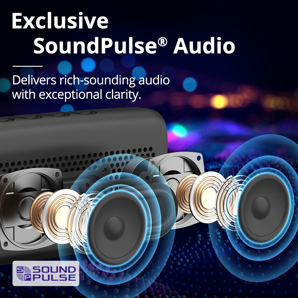 Caixa De Som Tronsmart Trip Bluetooth Portátil Preta