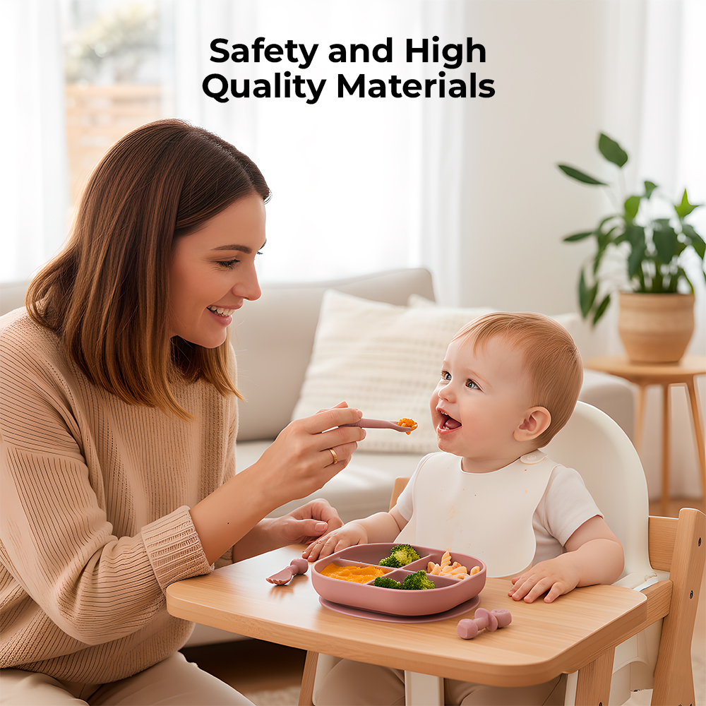 Kit Alimentação Bebê Life CR-001 Rosa Silicone Livre BPA