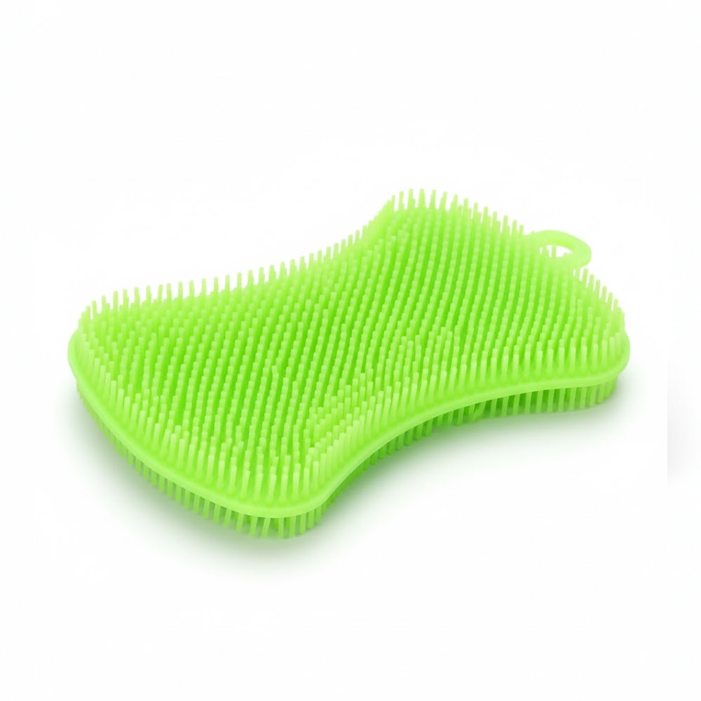 Esponja Silicone Life CT-202 Verde Cozinha Louça Limpeza